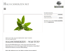 Tablet Screenshot of halsschmerzen.net